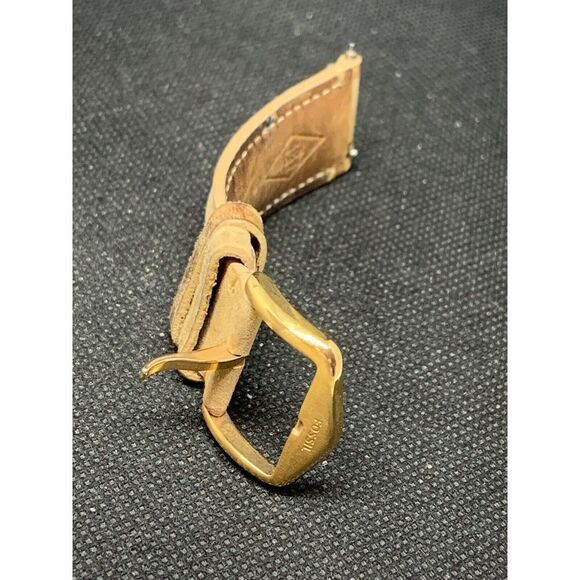 Fossil Genuine Leather Half Band Bracelet Strap 21mm S364 - Picture 4 of 7